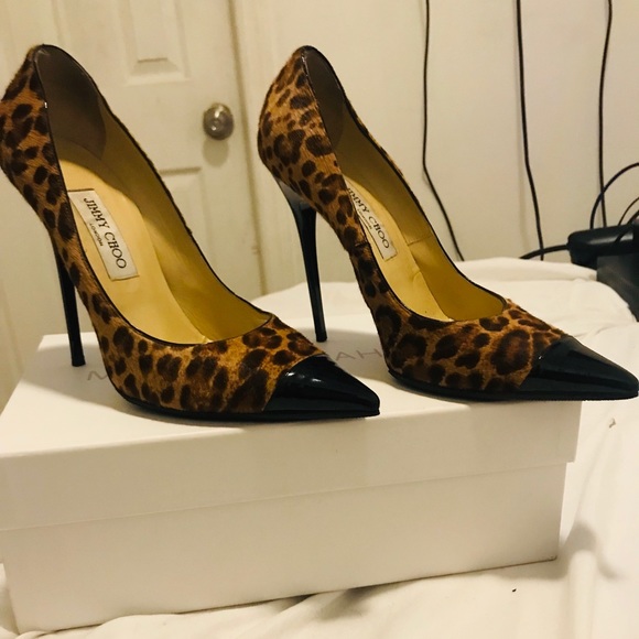 Jimmy choo cap toe calf anouk pumps - Picture 5 of 8